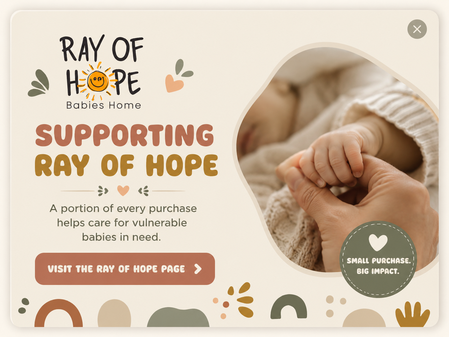 Supporting Ray of Hope Babies Home